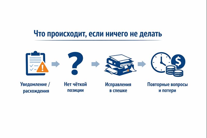 что происходит, если не реагировать на налоговые вопросы вовремя